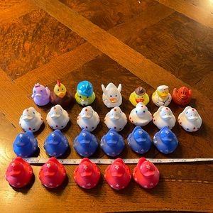 25 rubber ducks- these can be used for Jeep enthusiasts - to duck other jeeps